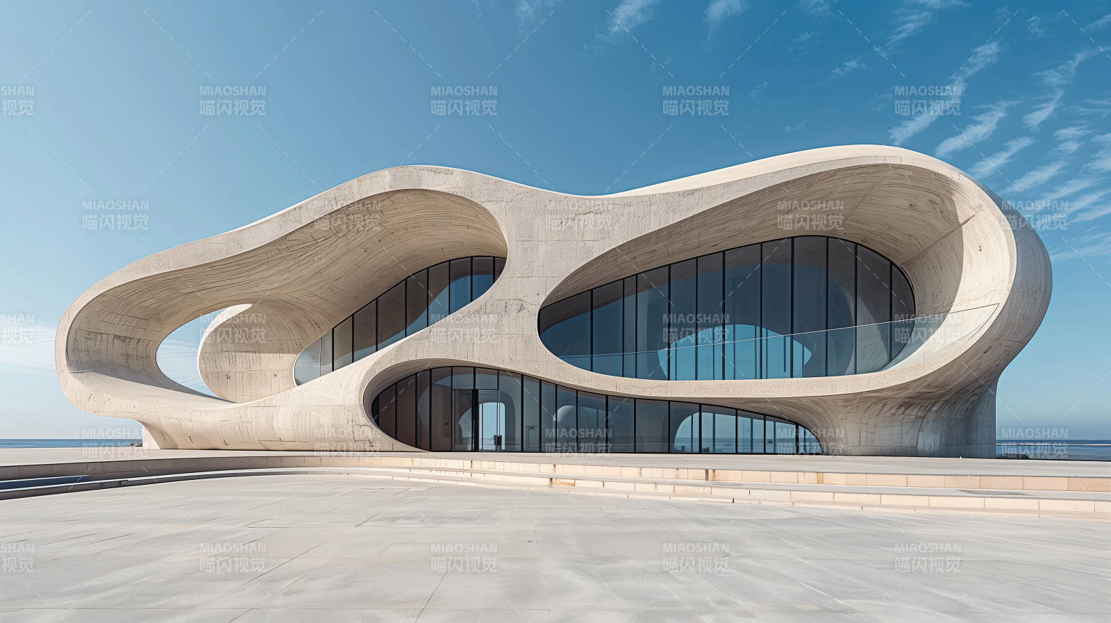 流线型现代建筑图片