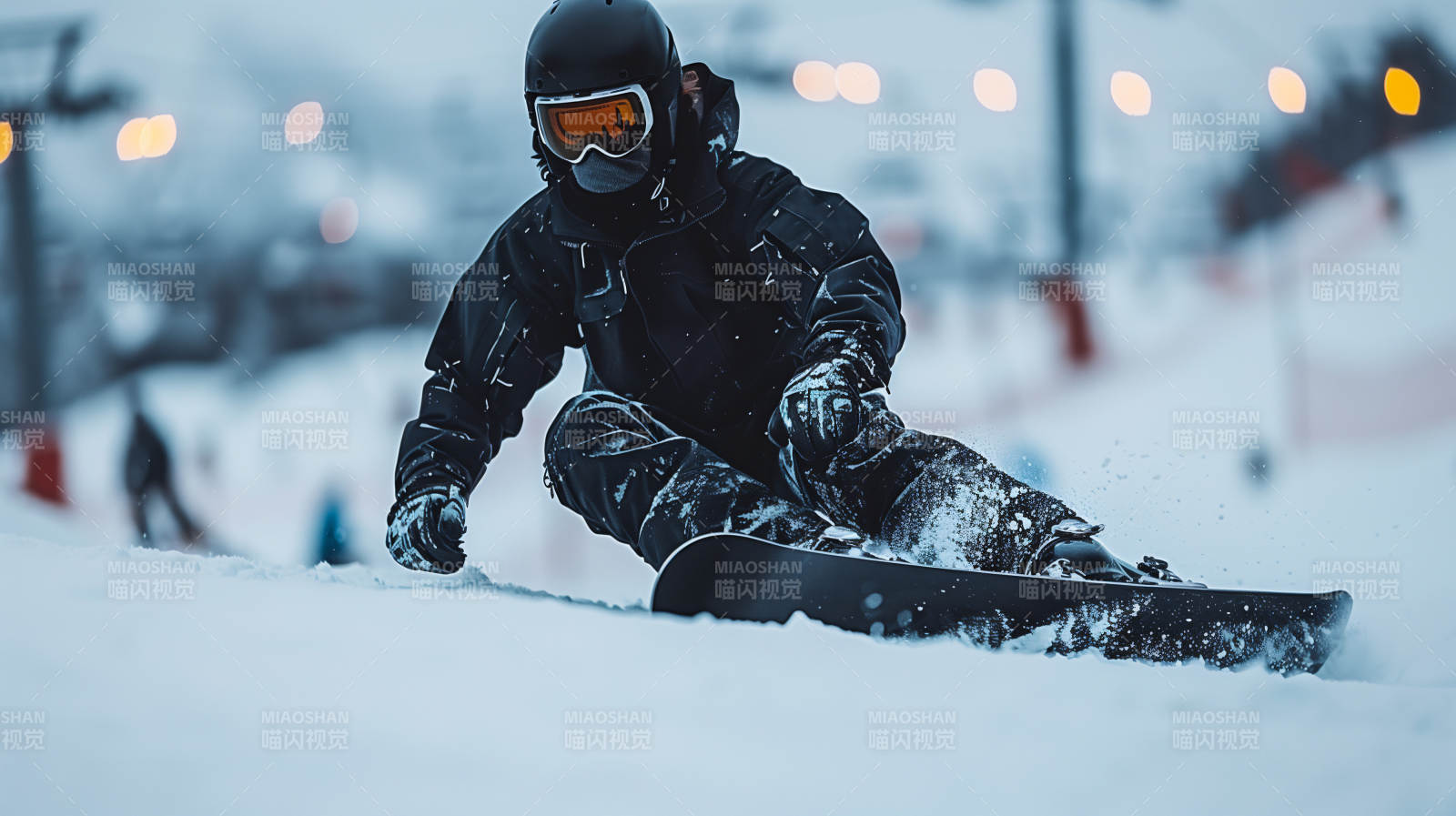 雪地疾驰 尽享滑雪乐趣图片