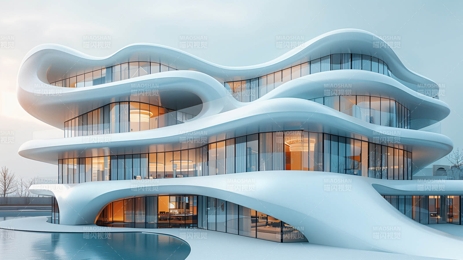 流线未来建筑图片