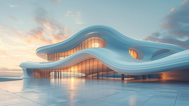 未来之翼建筑图片