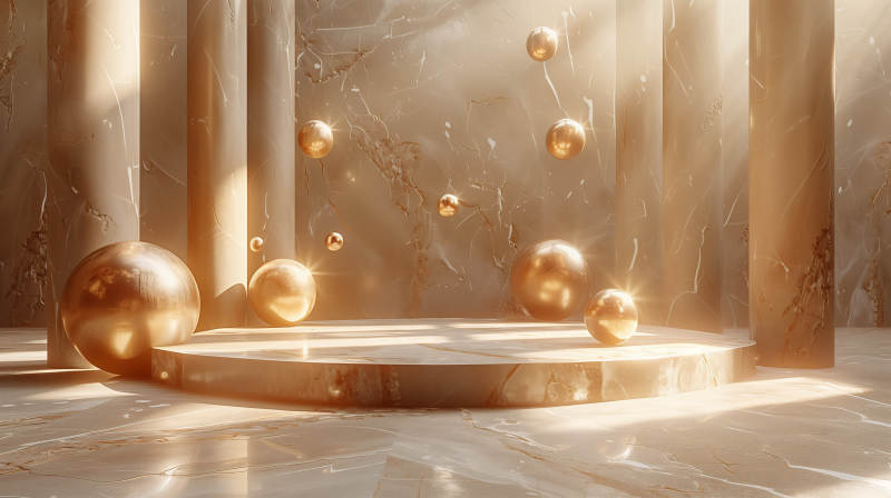 金色穹顶下的静谧图片