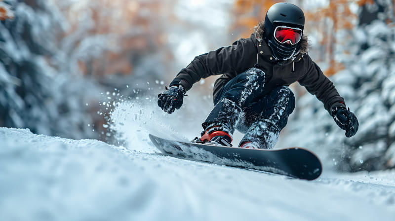 雪地疾驰 尽享滑雪乐趣图片
