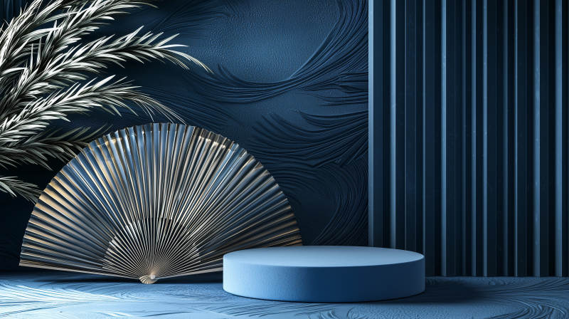 蓝调静谧空间图片