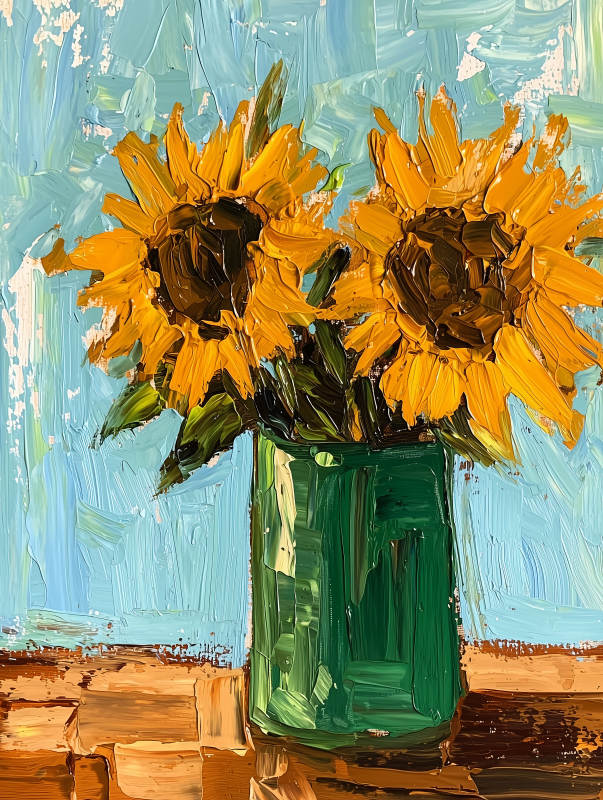 向日葵静物图片