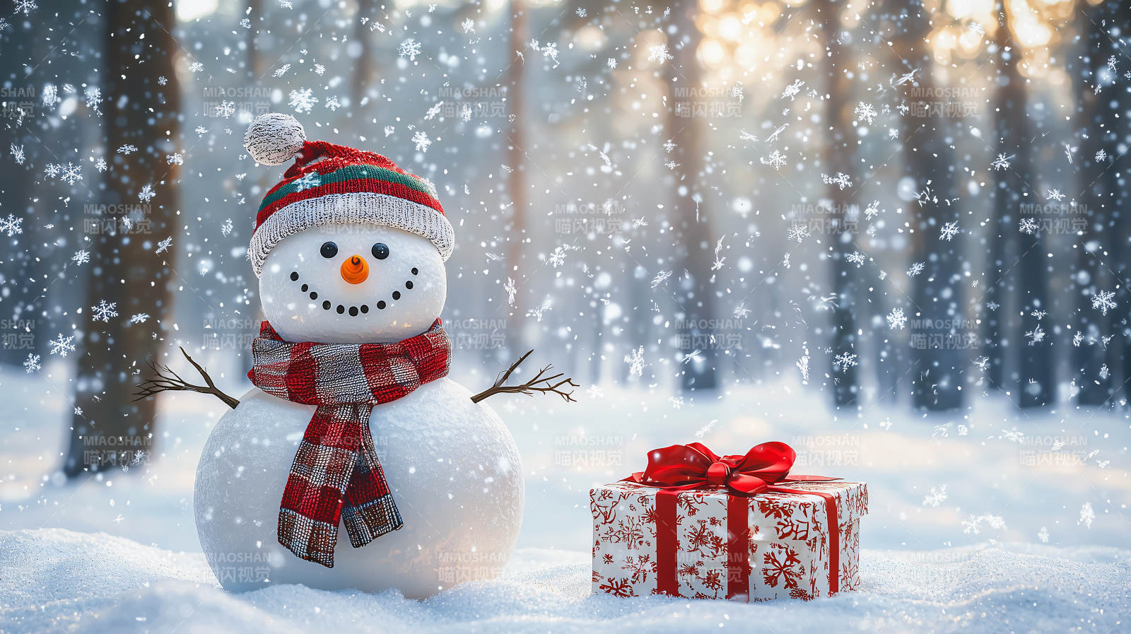 雪人伴礼盒 冬日温馨图片