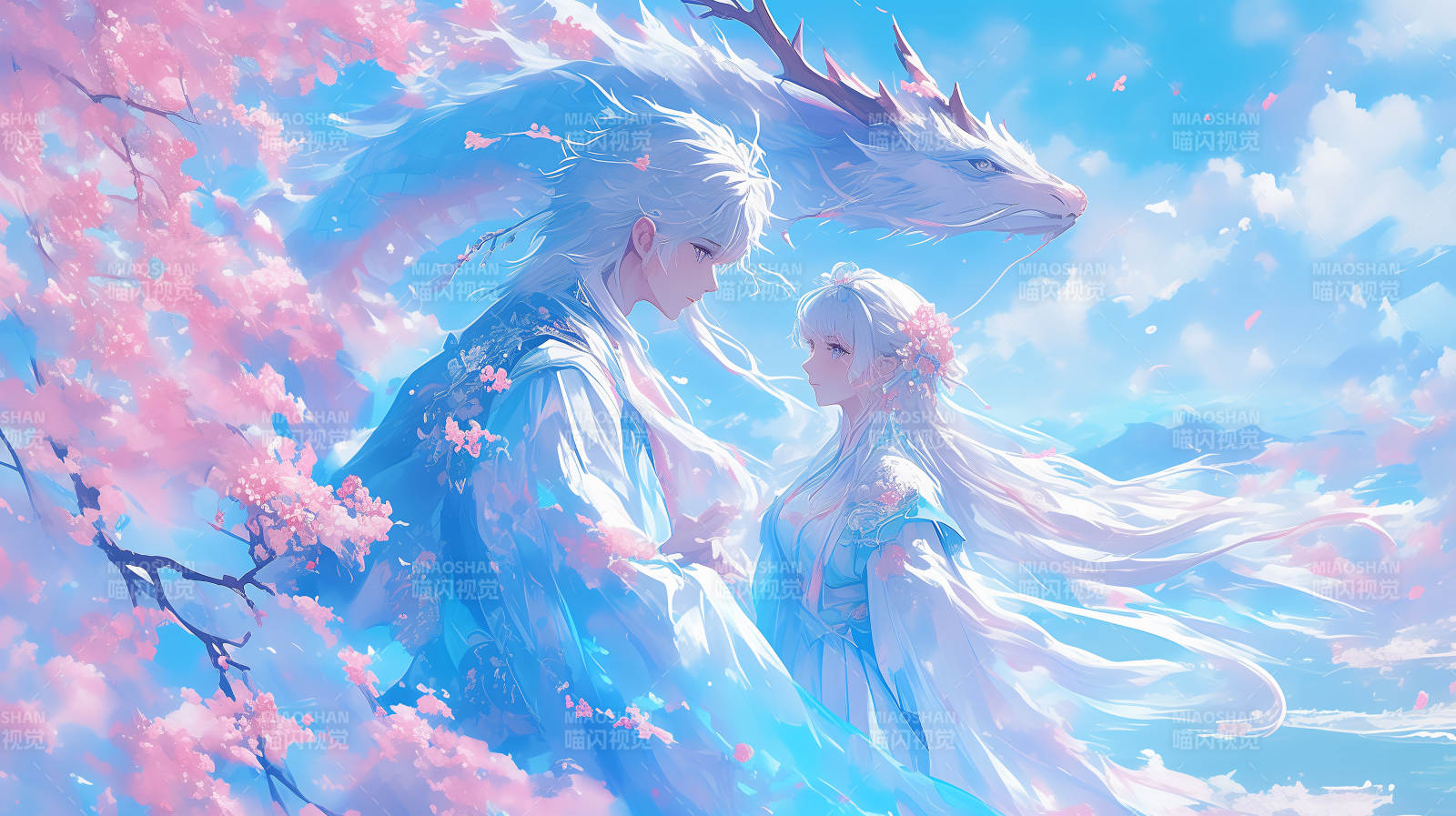 龙吟花雨共长天图片