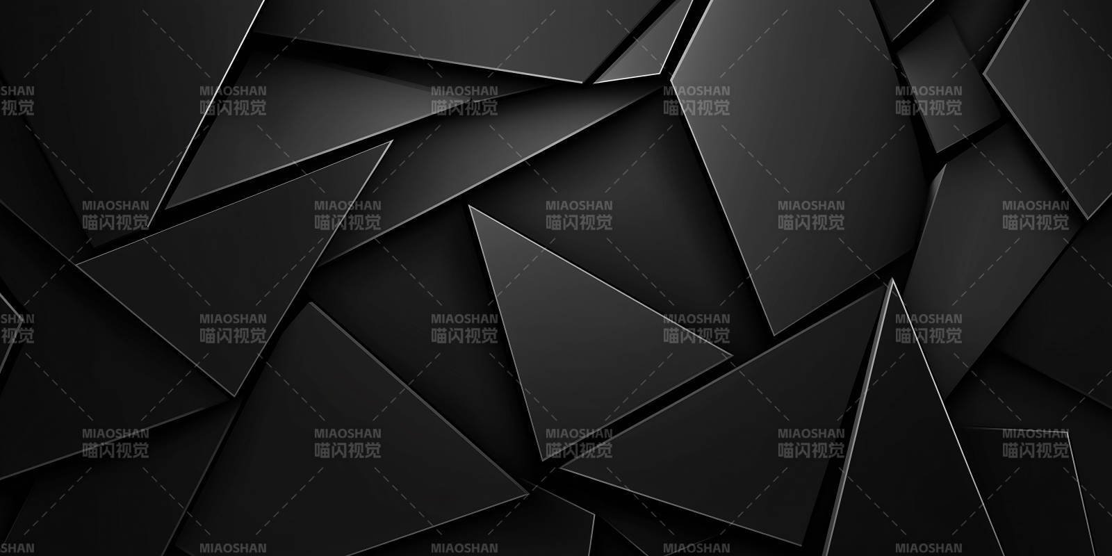 黑色几何抽象背景图片