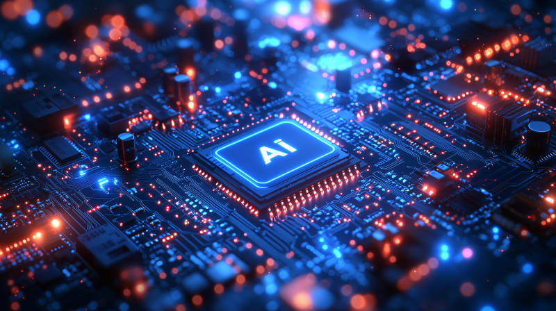 AI芯片科技未来图片