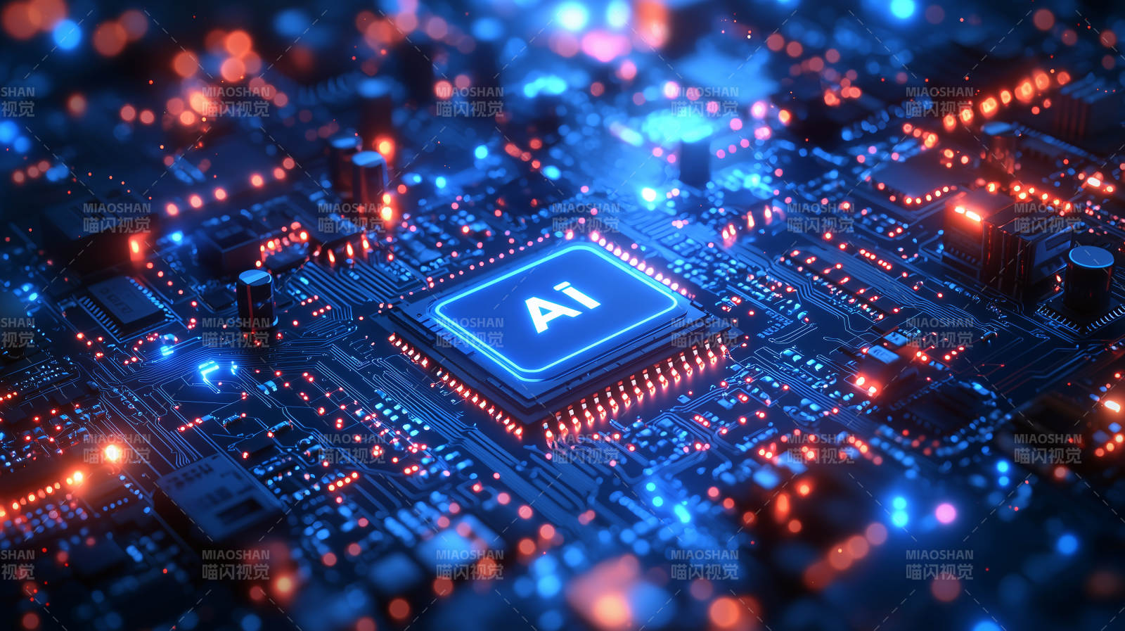 AI芯片科技未来图片