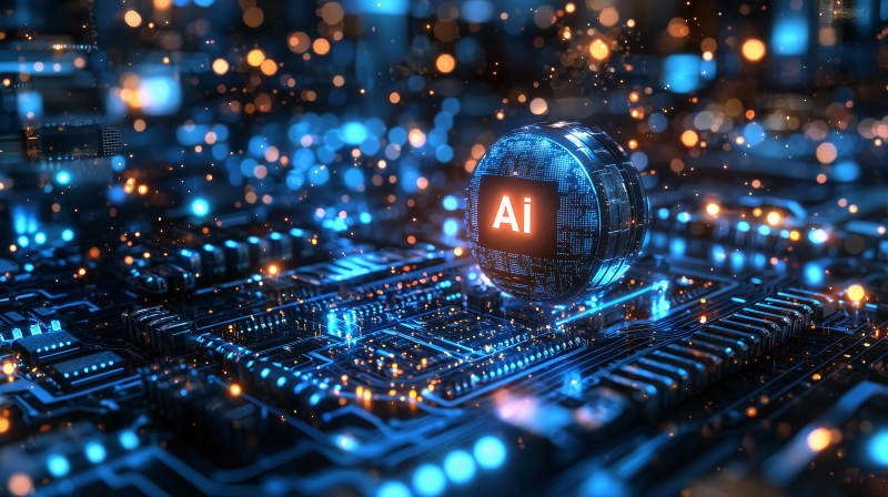 AI芯片科技未来图片