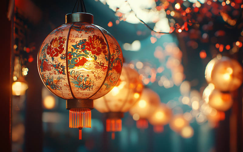 灯火阑珊夜图片