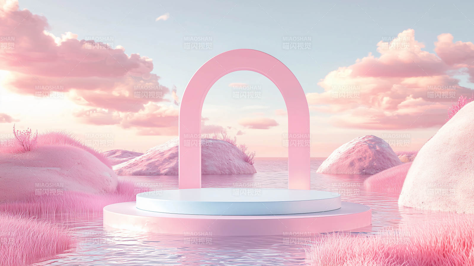梦幻粉红世界图片