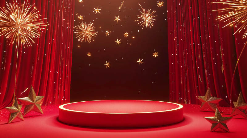 璀璨星辉舞台图片