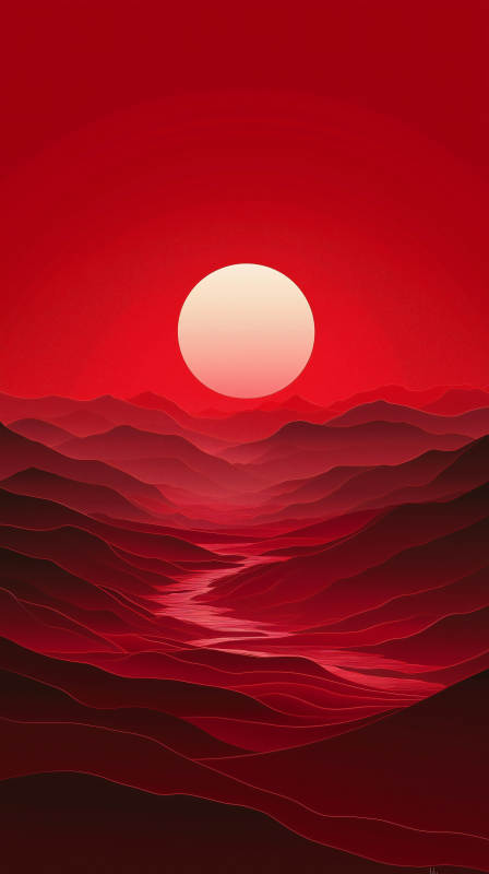 赤日熔岩谷图片