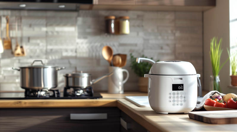 智能电饭煲厨房场景图片