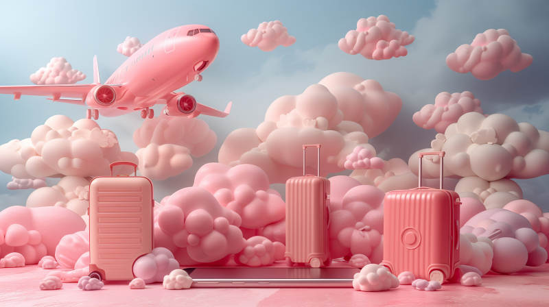 粉红梦幻旅行图片