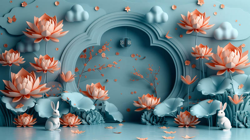 梦幻花门仙境图片