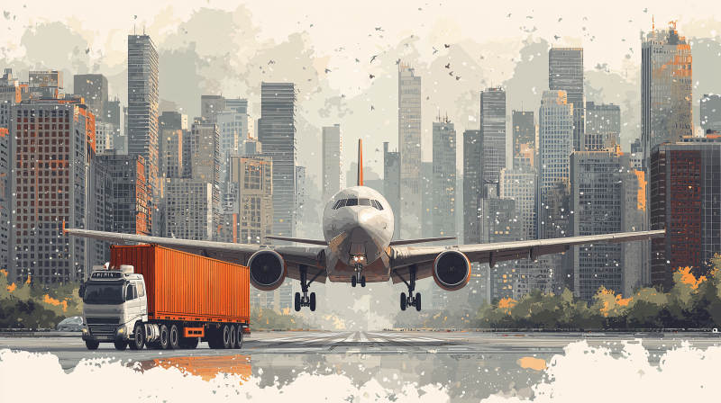 城市交通与航空图片