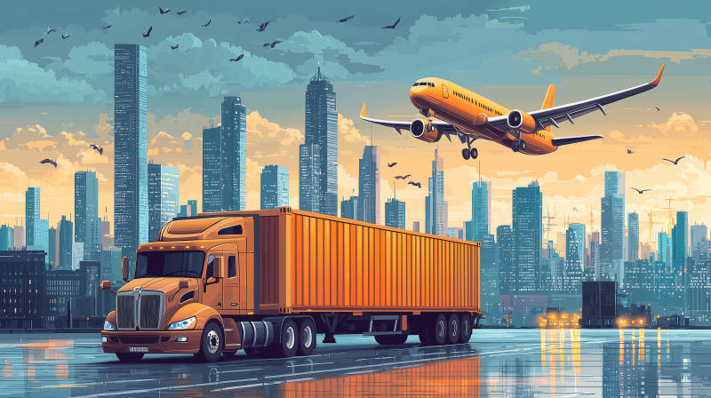 城市交通繁忙景象图片