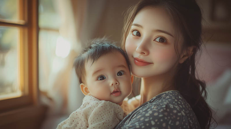 母爱温馨瞬间图片