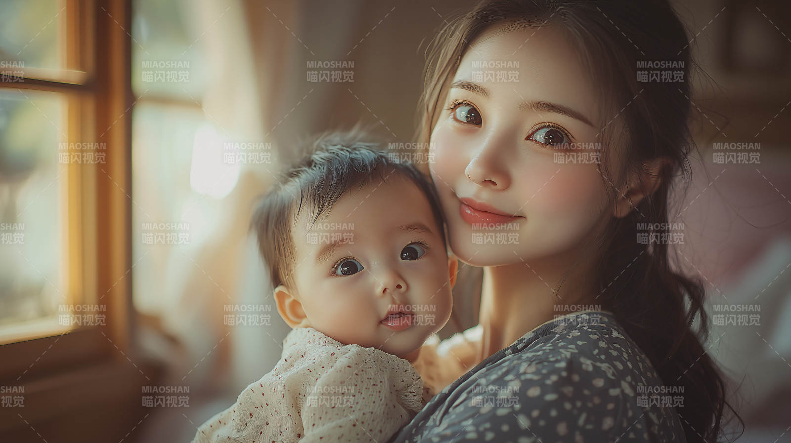 母爱温馨瞬间图片