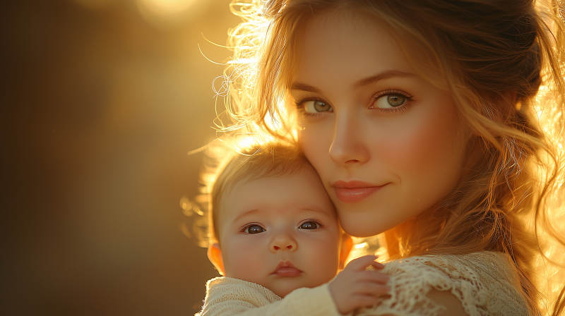 母爱光辉时刻图片