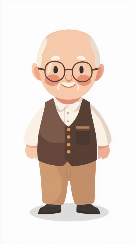 慈祥老人微笑图图片