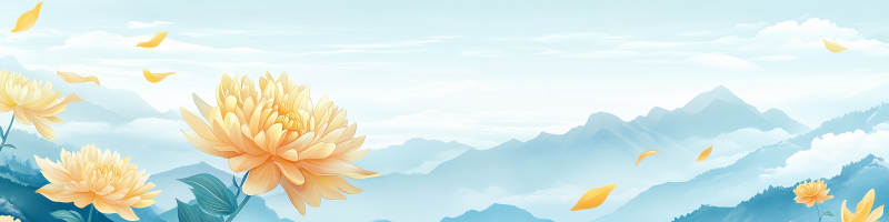 山花烂漫云海间图片