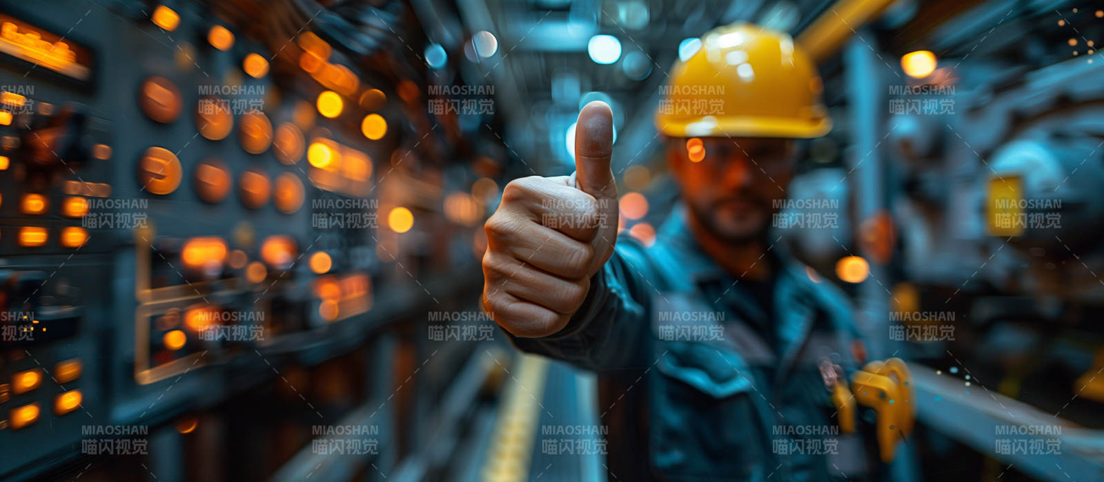 工厂工人点赞图片