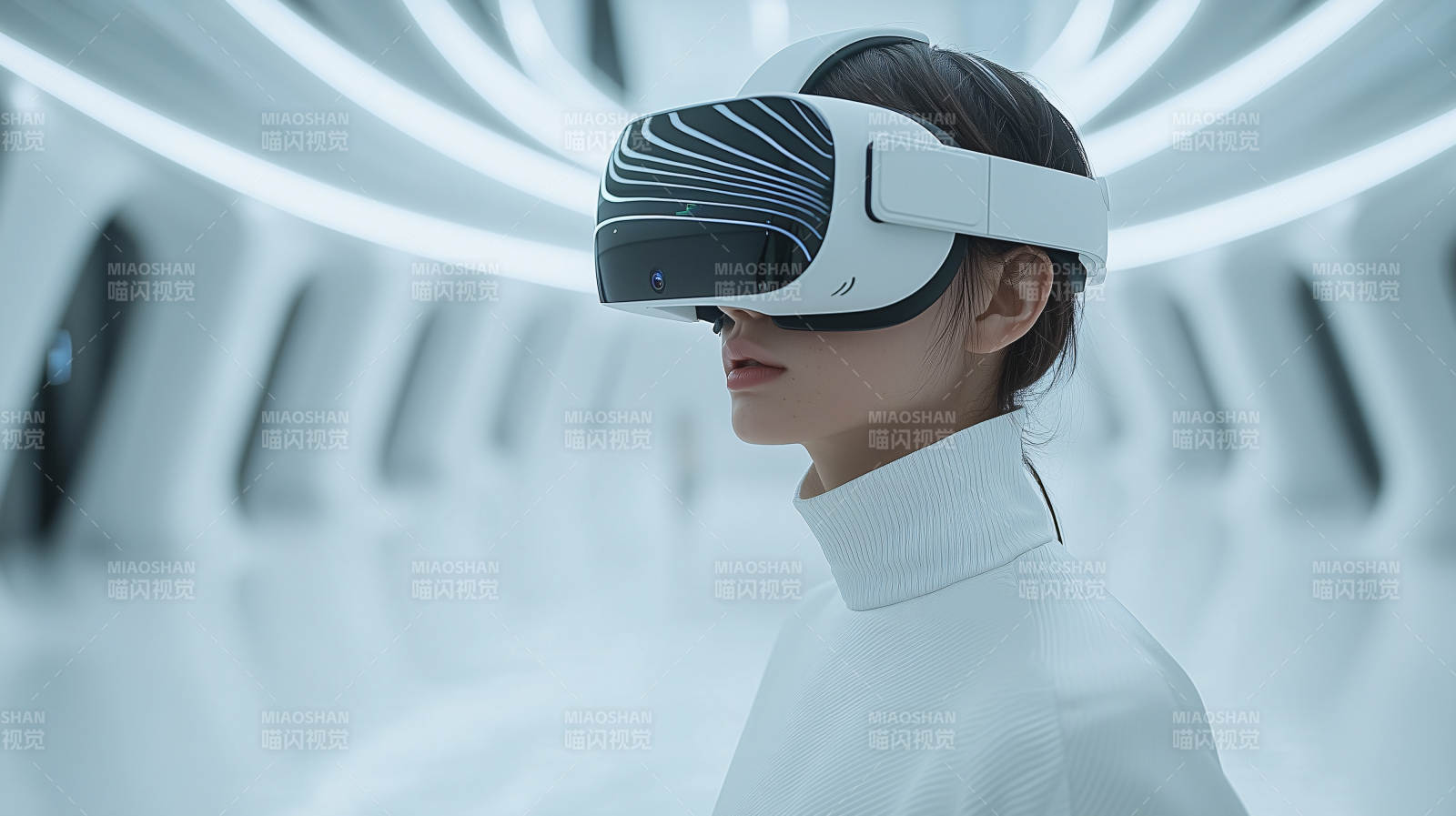 未来虚拟现实体验图片