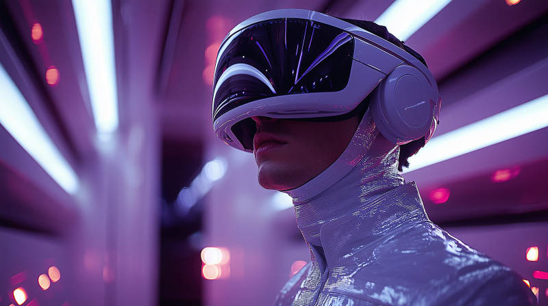 未来虚拟现实体验图片