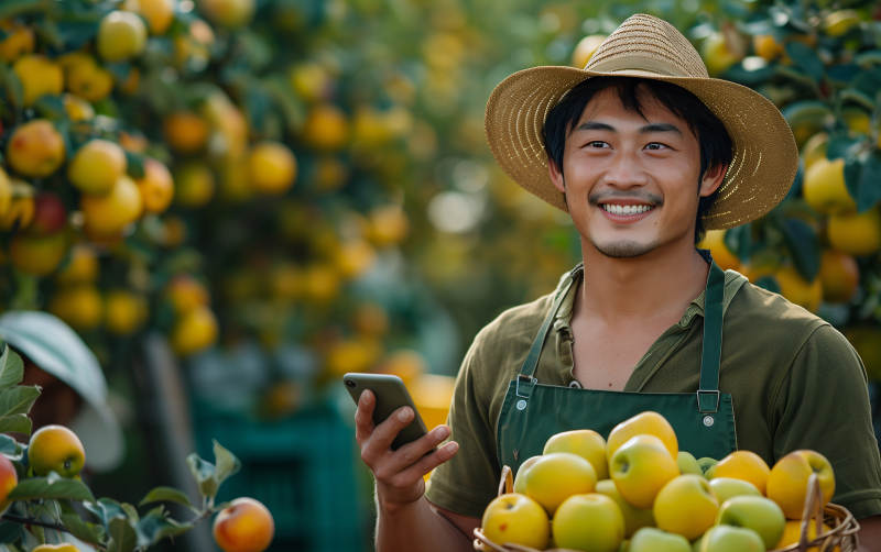 果园丰收乐图片