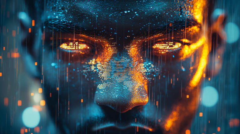 数字人脸 科技之眼图片