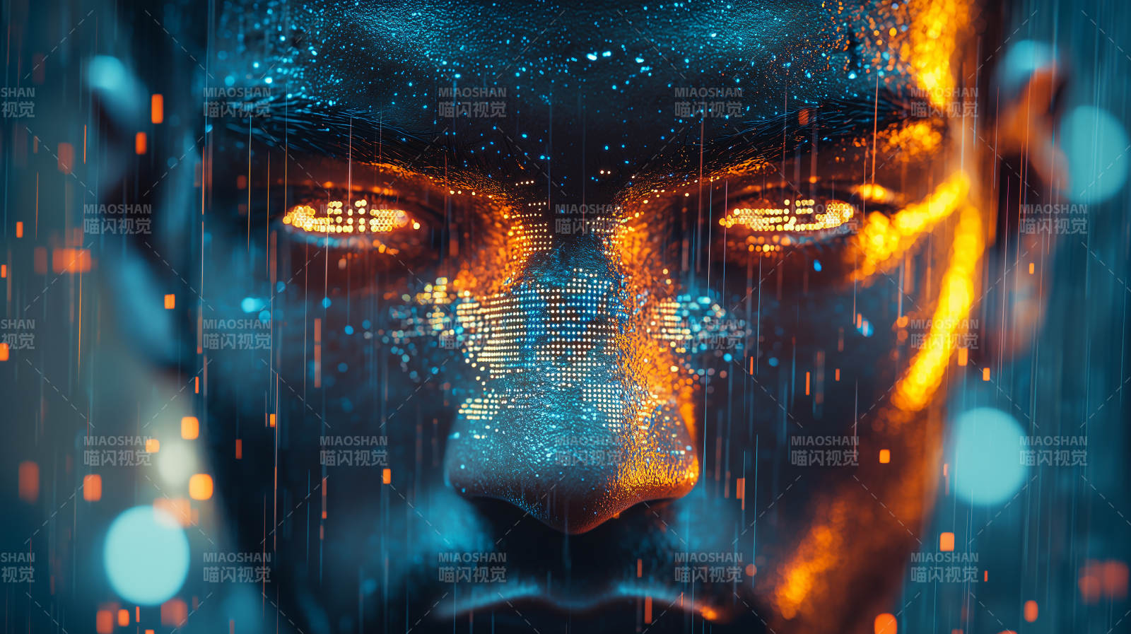 数字人脸 科技之眼图片