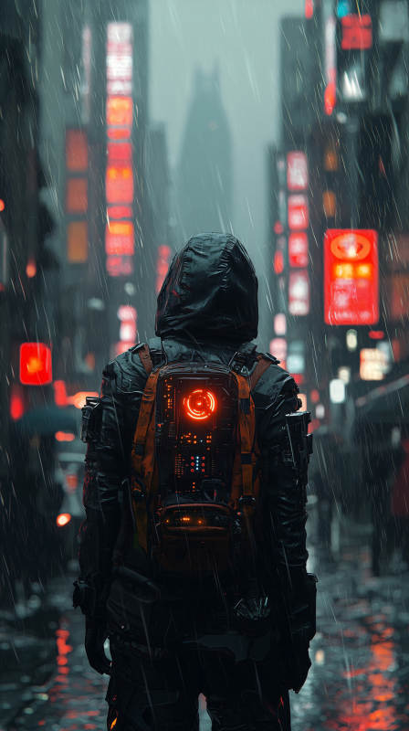 雨夜行者图片