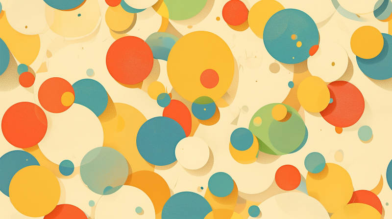 彩色圆点背景图片