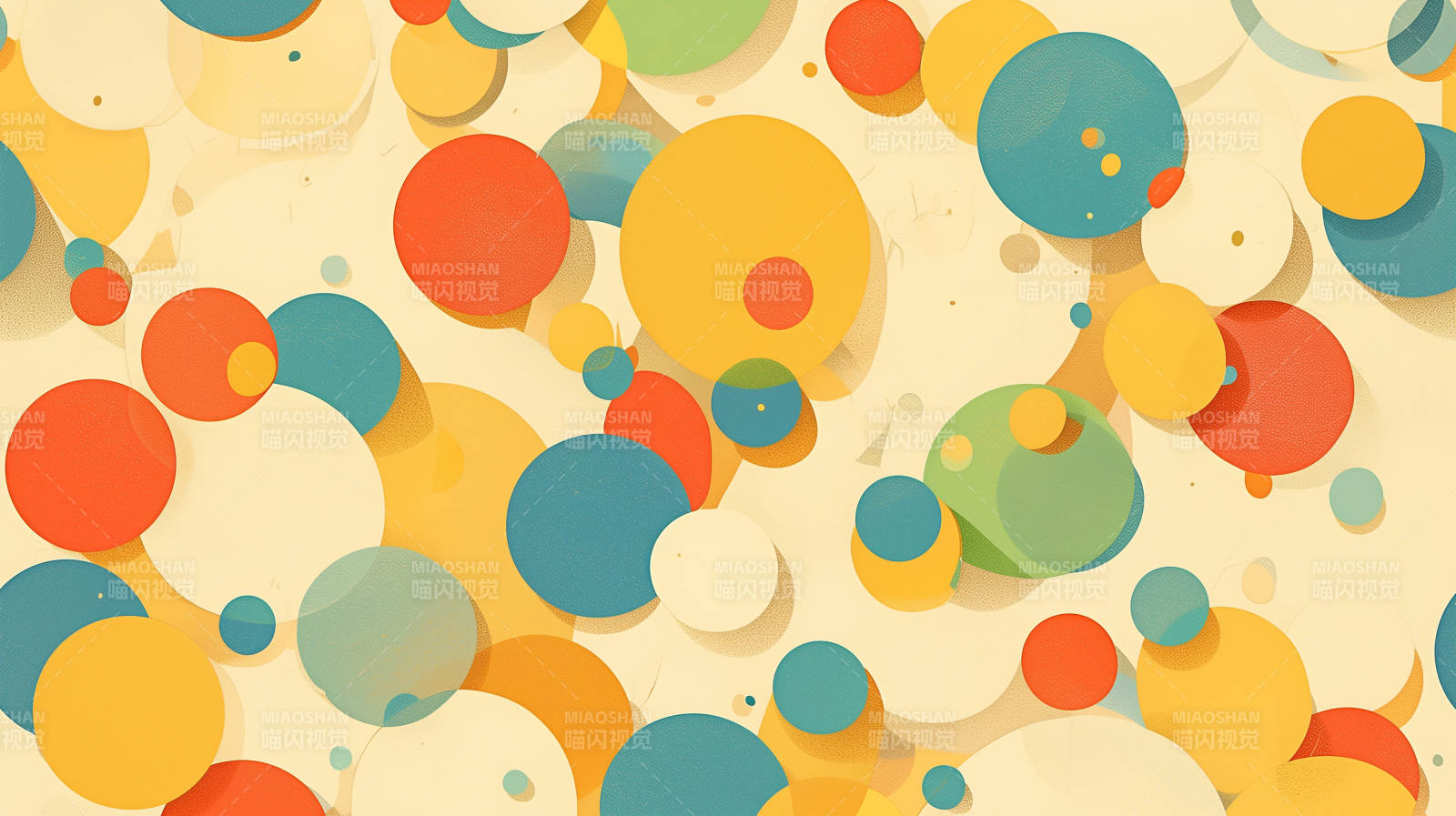 彩色圆点背景图片
