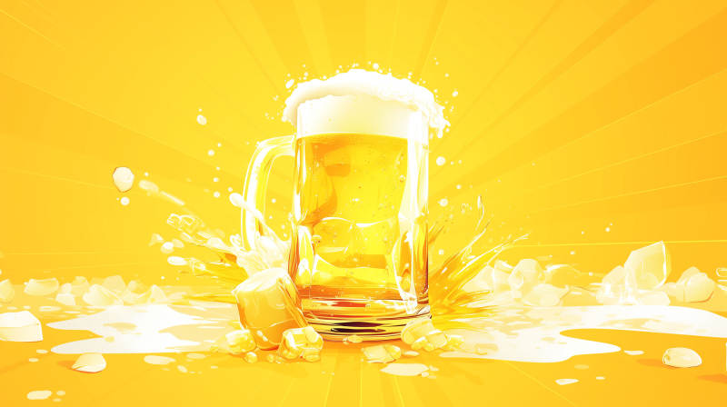 金啤飞溅 畅饮时刻图片