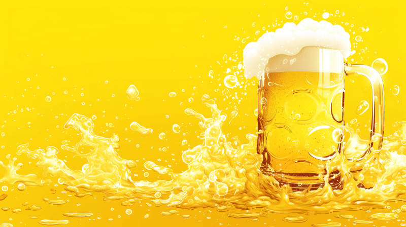 金啤飞溅 畅饮时刻图片
