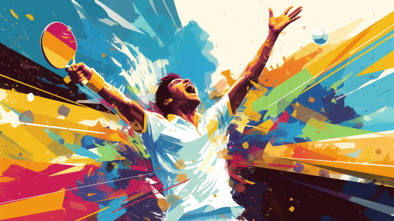 激情乒乓瞬间图片