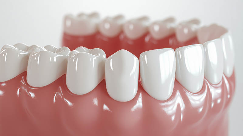 洁白牙齿模型展示图片