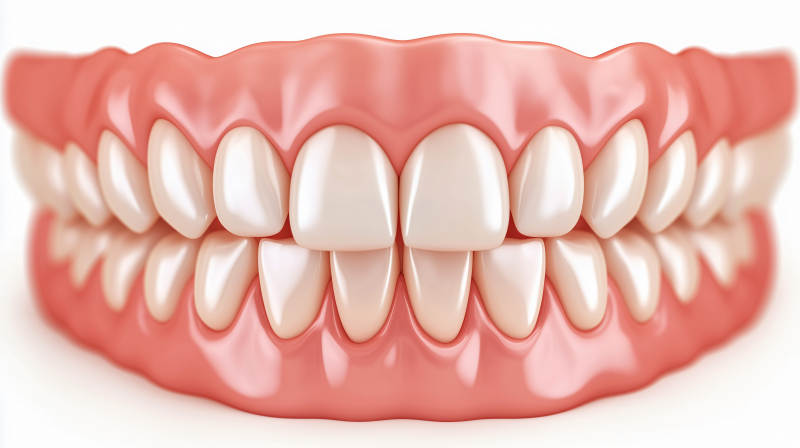 完美牙齿模型图片