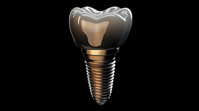 牙科种植体模型图片