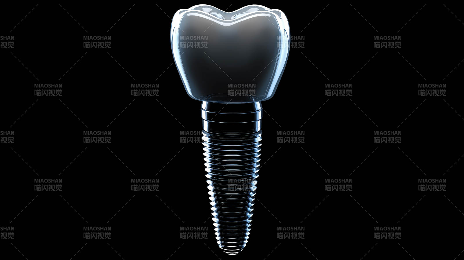 牙科种植体模型图片