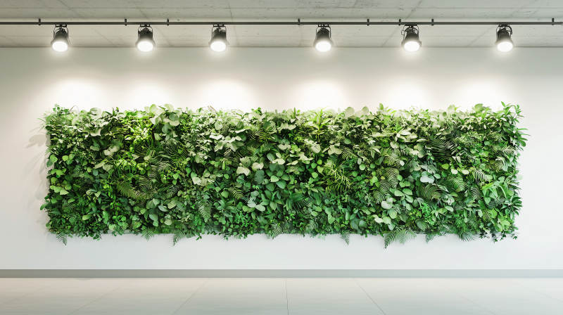 绿墙生机盎然图片