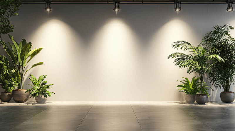 绿植光影空间图片