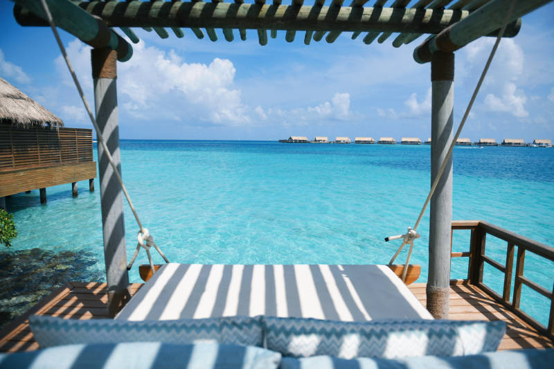 马尔代夫 碧海蓝天度假屋图片