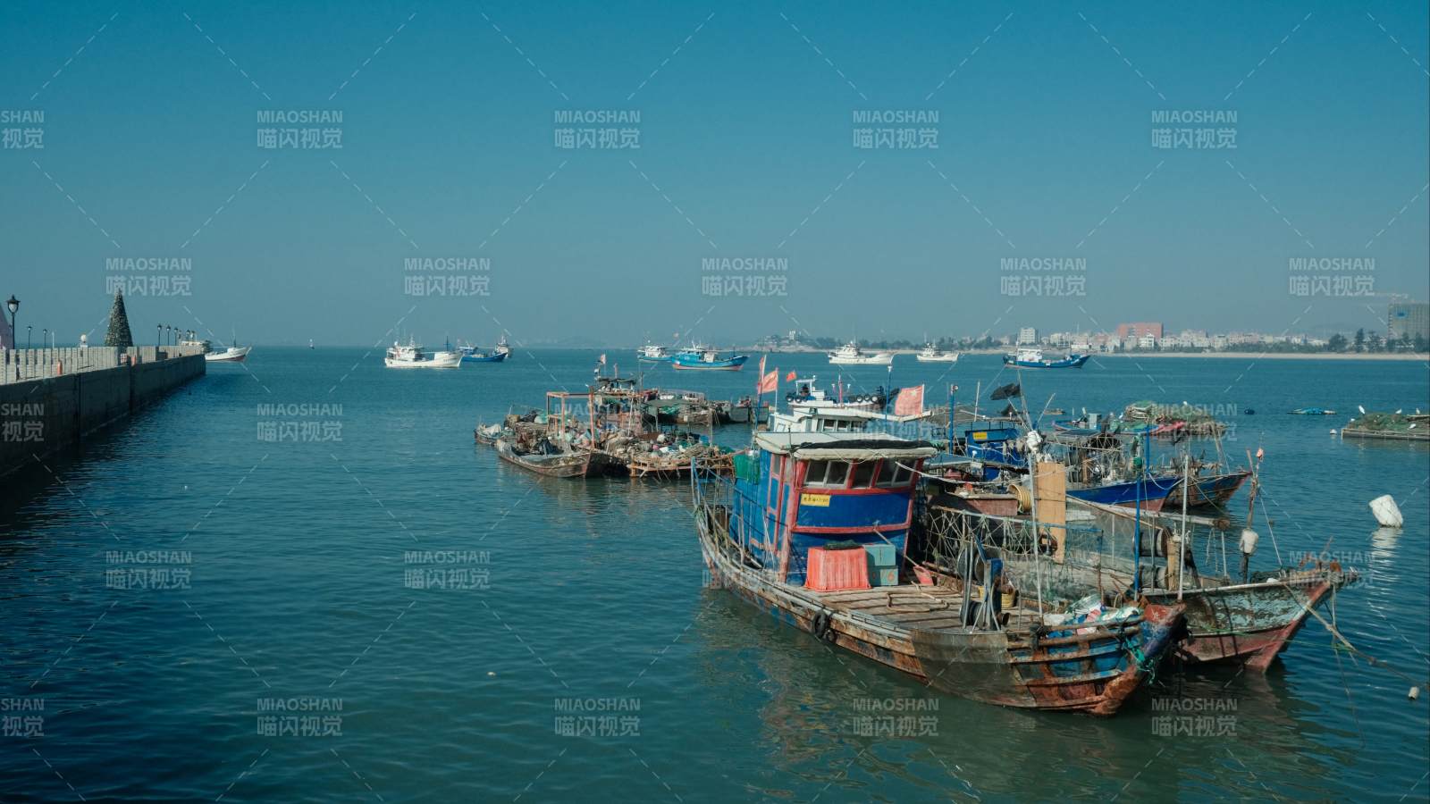 渔港风光图片