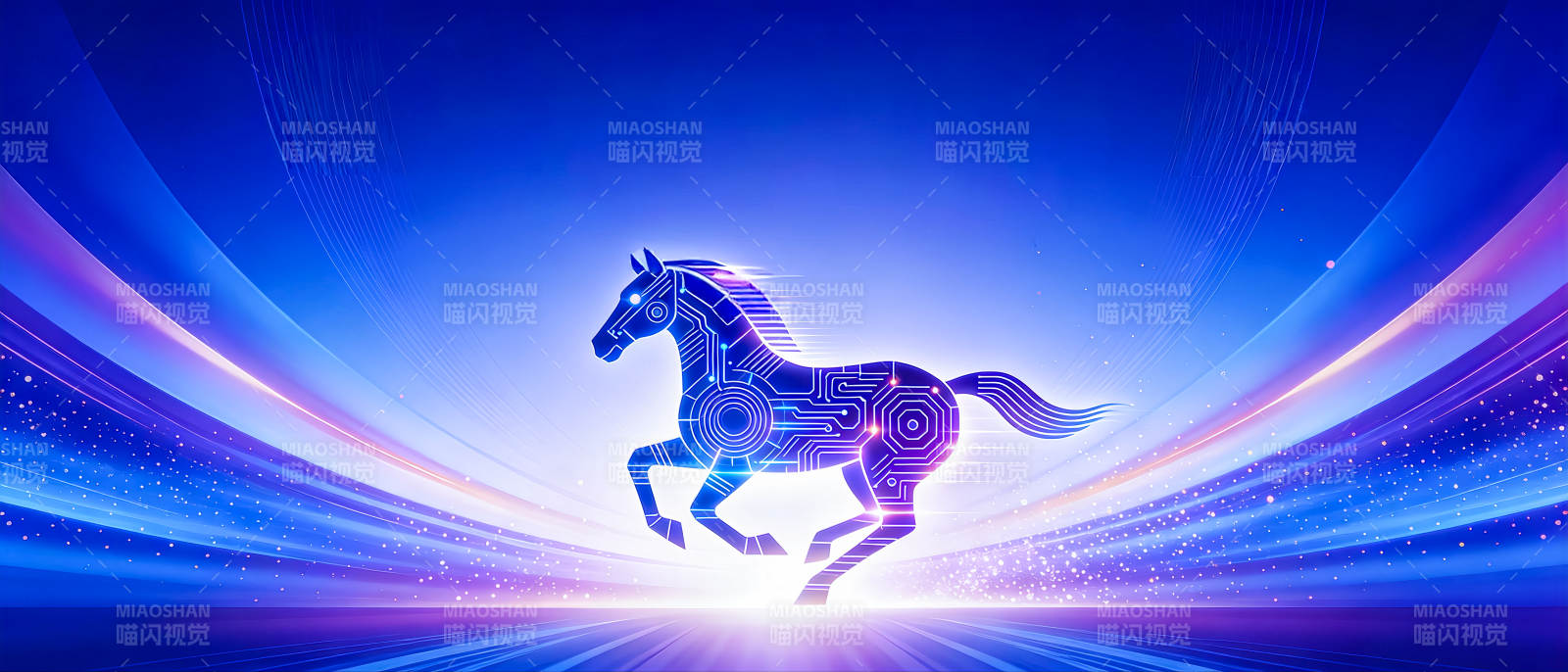 科技骏马奔腾图片