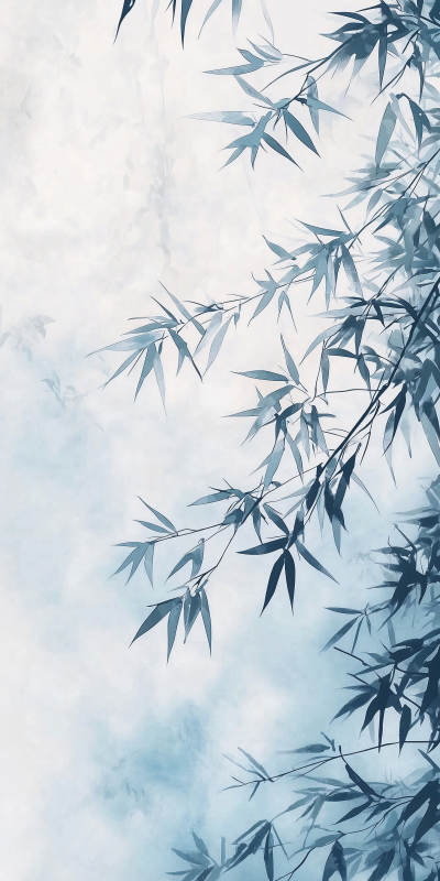 禅意青竹意境图片